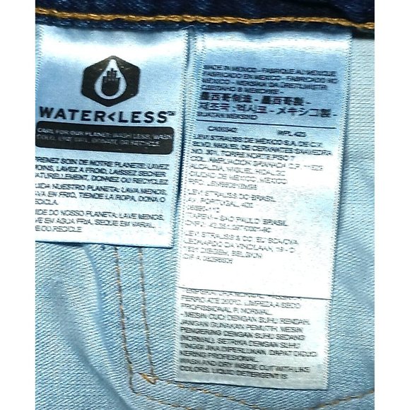 Levis 550 Jeans Mens Size 44 x 32 Relaxed Fit Blue Denim - Picture 11 of 13